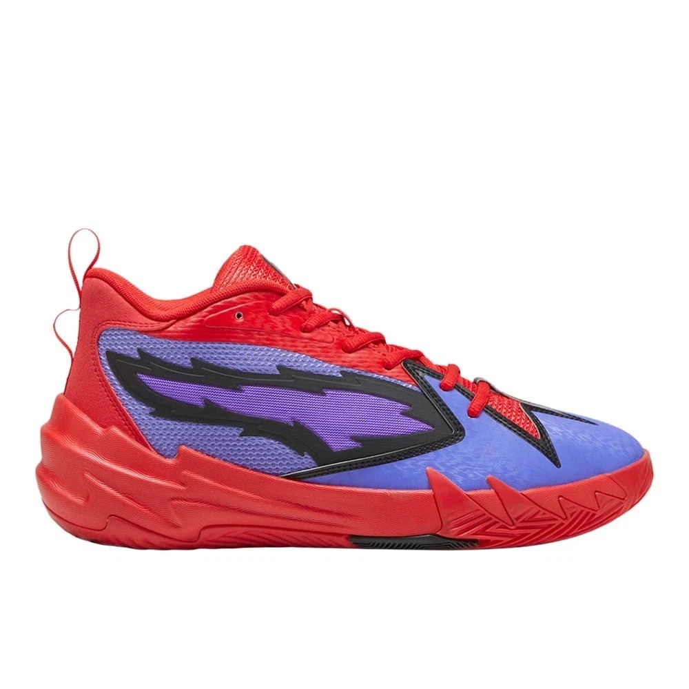 Mens Size 13 PUMA Scoot Zeros Pred Basketball Purple Red Sneaker Athletic Shoes